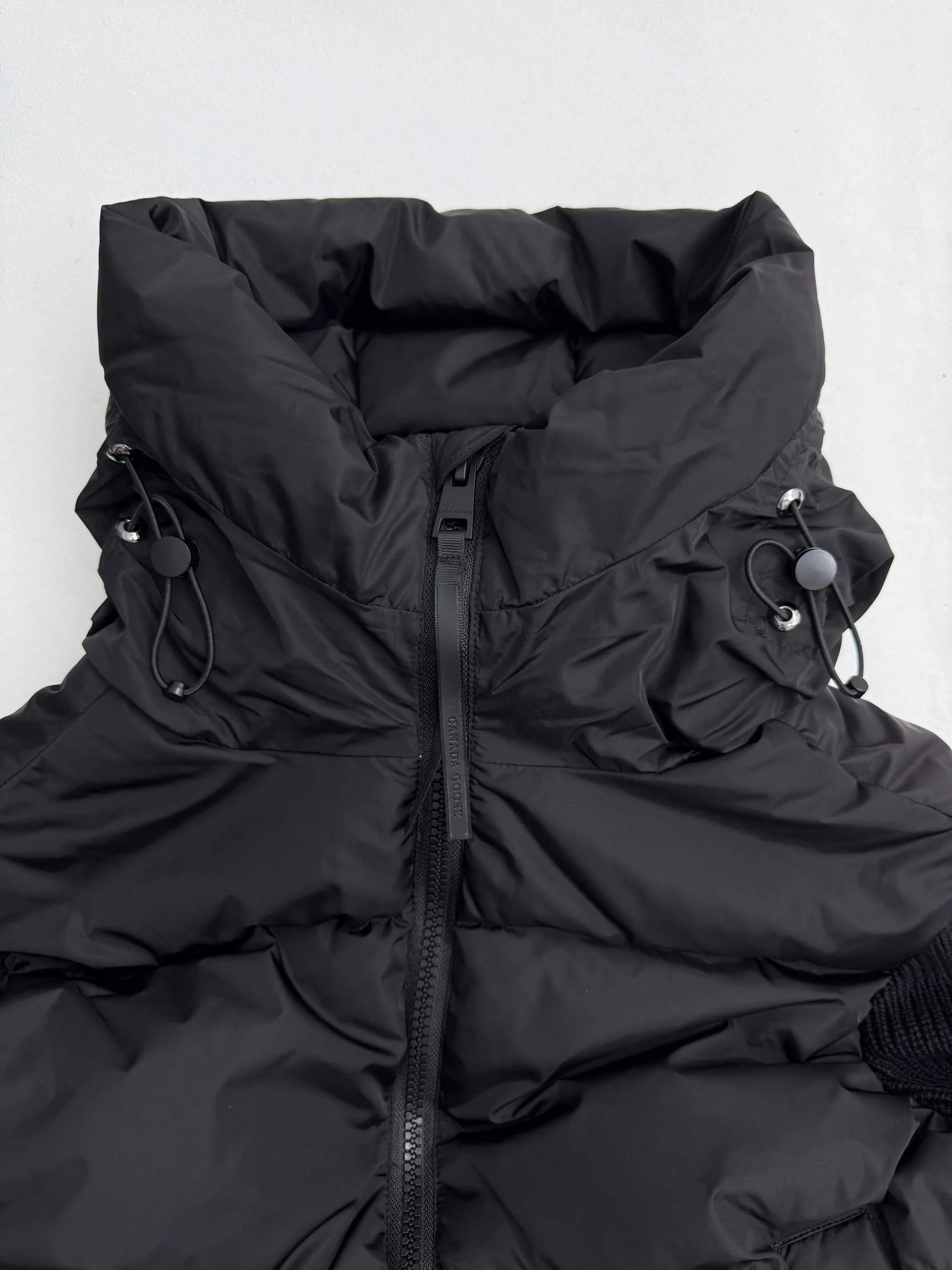 P930 Canada Goose HyBridge black label woolen patchwork down jacket S/M/L/XL